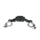 ProX Universal 32" to 80" TV Bracket Clamp with Vesa Mounting Bracket for F34 F32 12" Bolt Truss or Speaker Stands