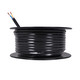 ProX bulk 12 AWG oxygen-free copper speaker cable spool with durable black PVC jacket for professional audio installations.