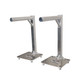 ProX Set of 2 Inverted Lighting Mount Top Plates with 24"H and 16"L, 2" OD Arm