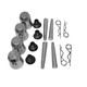 ProX Truss Base Plate Half Conical Connector Pack of 4 with Pin and safety clip