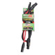 Retail packaged ProX XC-TR112-XLR02 2 ft combo link cable featuring dual PowerKon and XLR audio connections for professional audio and power applications.
