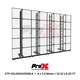 ProX LED Video Display Panel Ground Support System Package 4M/13.12 Ft. Width x 2.5M/8.20 Ft. Height in Black