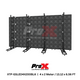 ProX LED Video Display Panel Ground Support System Package 4M/13.12 Ft. Width x 2M/6.56 Ft. Height in Black