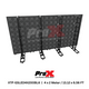 ProX LED Video Display Panel Ground Support System Package 4M/13.12 Ft. Width x 2M/6.56 Ft. Height in Black
