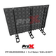 ProX LED Video Display Panel Ground Support System Package 3M/9.84 Ft. Width x 2M/6.56 Ft. Height in Black