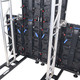 ProX 10-13" LED Panel Wall Mounting Plate to Extension 2" Pole Truss Clamp for Ground Stacking and Hanging.
