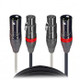 ProX XC-DXLR05 5ft Dual XLR Male to Dual XLR Female Balanced Audio Cable for Mixers, Audio Interfaces, Stage Boxes, Recording Studios, Microphones, and Live Sound Applications