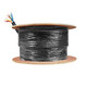 ProX XC-612-500 500 ft spool of 12 AWG 6-conductor speaker wire with hybrid OFC/CCA conductors and flexible black PVC outer jacket.