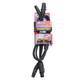 ProX XC-TR112-5PDMX03 3 ft dual PowerKon to dual 5-pin DMX combo link cable combining power and DMX control signals in a single cable for professional lighting systems.