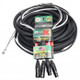 ProX XC-DXLR50 Professional Dual XLR Balanced Audio Cable with Oxygen-Free Copper Conductors for Touring, Broadcast, and Studio Use