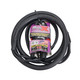 Retail-packaged ProX XC-TR112-5PDMX10 10 ft combo link cable featuring dual PowerKon and dual 5-pin DMX connectors for streamlined power and DMX signal distribution.