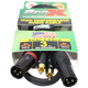 ProX XC-DRXM03 Dual XLR to Dual RCA Audio Cable with Oxygen-Free Copper Conductors and Premium Metal Connectors