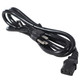 ProX XC-IEC14-06 6ft NEMA 5-15P to IEC C13 14AWG replacement power cord with durable PVC jacket and oxygen-free copper conductors.