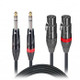 ProX XC-DSXF03 Dual 1/4 Inch TRS Male to Dual XLR Female Balanced Audio Cable for Mixers, Audio Interfaces, Recording Studios, Stage Boxes, and Live Sound Applications