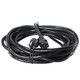 ProX XC-IEC14-06 6ft NEMA 5-15P to IEC C13 replacement power cord coiled for display with durable 14AWG construction.