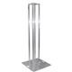 ProX Set of 2 6.56 Ft. Totem Package Includes a 12in Top Plate, 24in Base Plate and Four 2m F31 Tubes W-White Scrim Cover