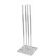 ProX Set of 2 6.56 Ft. Totem Package Includes a 12in Top Plate, 24in Base Plate and Four 2m F31 Tubes W-White Scrim Cover