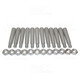 ProX 12 Pack Tapered Shear Pin With Threaded Tip And Nut For Conical Coupler