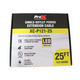 Front view of ProX XC-P121-25 25ft 12 AWG power extension cord retail packaging and product specifications label.