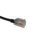 Close-up of the grounded NEMA 5-15P power plug used on the ProX XC-P121-50 heavy-duty extension cord.