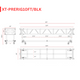 ProX 10 Ft. Pre-Rig Truss Segment with Removable Rolling Base System BLACK