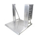 ProX 4 Ft. Heavy-duty Aluminum Ventilated Crowd Barrier Door and Base