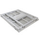 ProX 4 Ft. Heavy-duty Aluminum Ventilated Crowd Barrier Barricade and Base