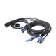 ProX 19-pin to 6x Blue powerCON Female breakout cable for professional lighting and stage power distribution