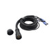 ProX 19-pin to 6x Blue powerCON Female breakout extension cable with professional stage power connectors