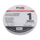 ProX 1 Inch 180 Ft. 60YD Matte White Commercial Grade Gaffer Tape Pros Choice Non-Residue
