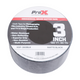 ProX 3 Inch 180 Ft. 60YD Matte Black Commercial Grade Gaffer Tape Pros Choice Non-Residue