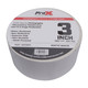 ProX 3 Inch 180 Ft. 60YD Matte White Commercial Grade Gaffer Tape Pros Choice Non-Residue