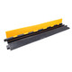 ProX 2-Channel Rubber Cable Protector Ramp Speed Bump Cover Indoor Outdoor " Supports up to 60 Tons