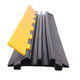 ProX 2-Channel Rubber Cable Protector Ramp Speed Bump Cover Indoor Outdoor " Supports up to 60 Tons