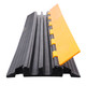 ProX 2-Channel Rubber Cable Protector Ramp Speed Bump Cover Indoor Outdoor " Supports up to 60 Tons