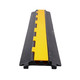 ProX 2-Channel Rubber Cable Protector Ramp Speed Bump Cover Indoor Outdoor " Supports up to 60 Tons