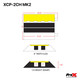 ProX 2-Channel Rubber Cable Protector Ramp Speed Bump Cover Indoor Outdoor " Supports up to 60 Tons