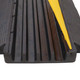 ProX 4-Channel Rubber Cable Protector Ramp Speed Bump Cover Indoor Outdoor " Supports up to 60 Tons