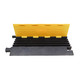 ProX 5-Channel Rubber Cable Protector Ramp Speed Bump Cover Indoor Outdoor " Supports up to 60 Tons