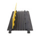 ProX 5-Channel Rubber Cable Protector Ramp Speed Bump Cover Indoor Outdoor " Supports up to 60 Tons