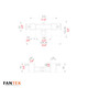 ProX FANTEK Line Array Adapter with Hanging Ring for XFT-FT5323 Lifting Tower
