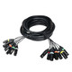 ProX XC-8XLR25 8 Channel XLR3 Female to XLR3 Male Snake Cable