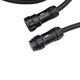 Close-up of ProX 19-pin male and female Kupo connectors for professional stage lighting power distribution systems