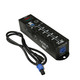ProX NORA 10-outlet power distribution box with powerCON input, surge protection, and included power cable