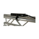 Low-profile power distribution unit mounted beneath truss structure for efficient cable management