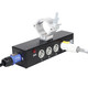 Truss-mounted ProX X-PWCX4 BOX power distribution center for professional lighting rig installations