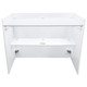 Odyssey Cases PDJBOOTH483824WHITE Folding DJ Booth White
