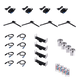 Jmaz Lighting JP2003 Electro T4 4Pack RGBW Battery-Powered Outdoor LED Pixel Tube Kit