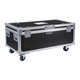Jmaz Lighting JP2014 Electro Panel W18 4PK RGB+LIME Battery-Powered Outdoor LED Panel Light Kit w/ Charging Road Case