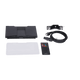 Jmaz Lighting JP2013 Electro Panel W8 4PK RGB+LIME Battery-Powered Outdoor LED Panel Light Kit w/ Charging Road Case